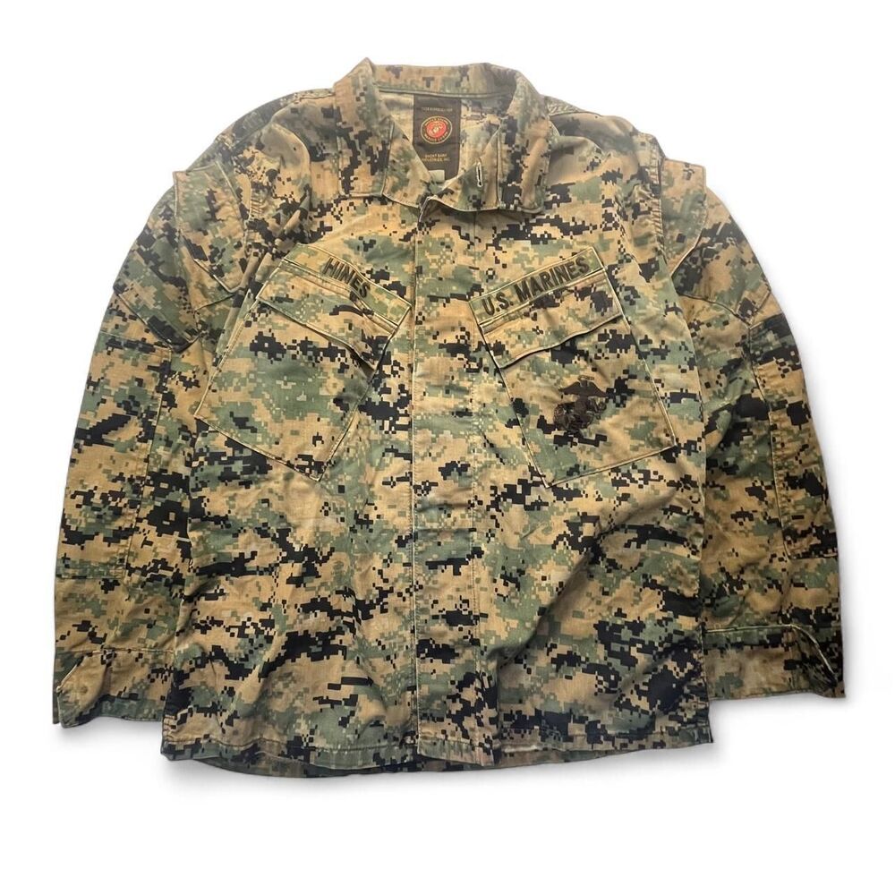 USMC Camo Combat Jacket Small X-Short Military Gorpcore Utility